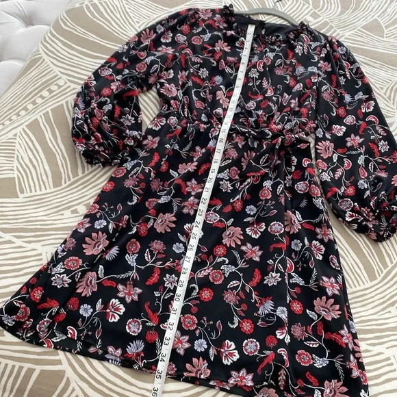 BANANA REPUBLIC long sleeve floral dress - Picture 7 of 10